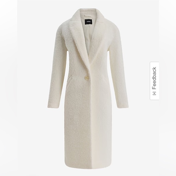 Express Boucle One Button Coat - Picture 2 of 8